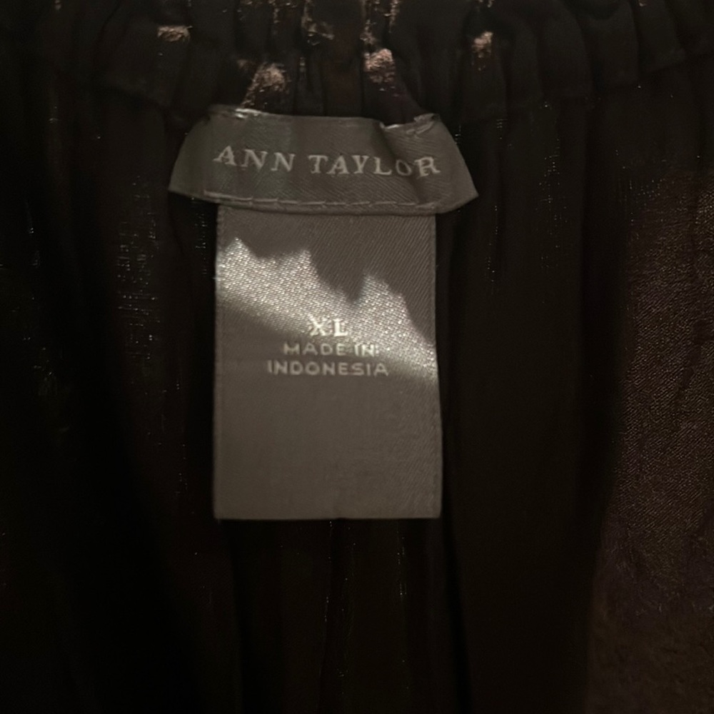Brown Ann Taylor Top XL NWOT